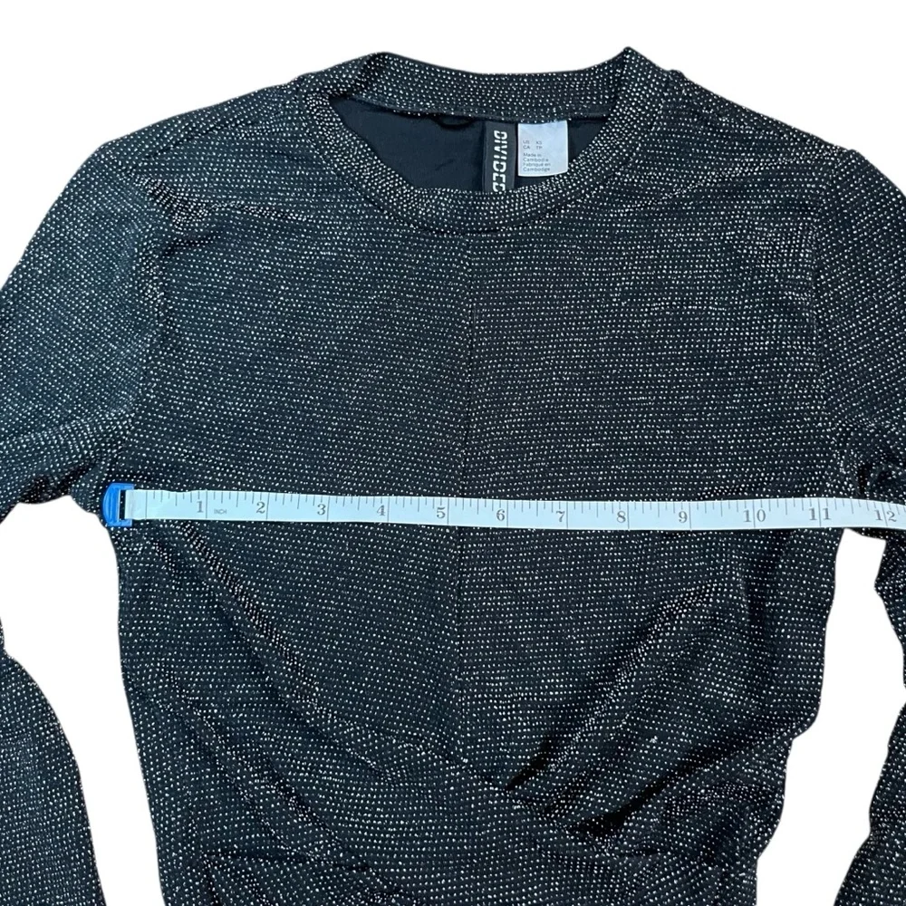 H&M black silver